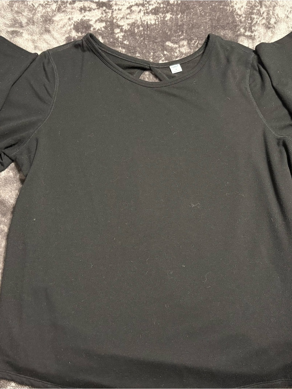 Old Navy Black Short Sleeve Crewneck Tee